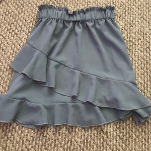Pastel Blue Mini Skirt